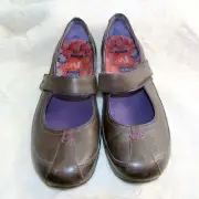 Merrell Allure Espresso Brown Leather Mary Jane Shoes Size US 9.5
