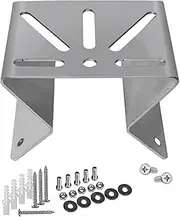 Amagogo Wall Mount Bracket Professional Multi Purpose Silver Stainless Steel Corner Shelf for Camera Speakers LED Wall Stage Light