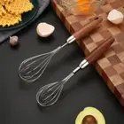 Clean Manual Milk Frother Stainless Steel Egg Beater Blender Hand Mixer Whisk