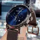 星晴錶業 ARMANI阿曼尼手錶編號:AR00056 寶藍色錶盤黑錶殼石英機芯三眼,中三針顯示 天啊怎麼那麼好看 ⭐