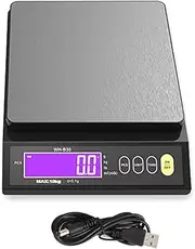 [Lyntamy] 10kg/0.1g Digital Electronic Kitchen Scale Multifunction Stainless Steel Measuring Weighing Baking Tool with LCD Display