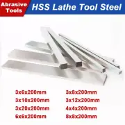 HSS Lathe Tool Steel 3*6 ~ 8*8mm Square High Speed Steel Lathe Bar Turning Tool