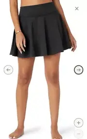 Beyond Yoga Circle Skirt Womens XS Spacedye Hot Shot SD5124 Heathered Black