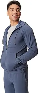 [Woolly Clothing Co] Woolly Clothing Men's MerinoAire Wool Pullover Hoodie - Wicking Breathable Anti-Odor
