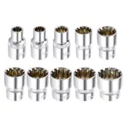 Short Socket Head 8-32mm Chrome Plating Chrome Vanadium Steel Socket Bit