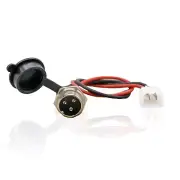 PUERTO DE CARGADOR DE 3 PUNTAS 2 CABLES RAZOR SONIC GLOW TRIKKE E2 SCOOTER