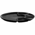 ASA Selection coppa kuro Aperitif Plate Fondue Black Ø 24.2 cm