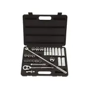 Stanley 26 Piece Socket Sets, 1/2 Inches Drive, 6 Point, 12 Point - 1 per EA