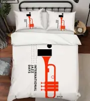 3D Red Horn A085 Bed Pillowcases Quilt Duvet Cover Boris Draschoff Zoe
