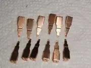 AFX TOMY Mega G+ Pickup Shoes Fits 1.7 Long Original Parts Lot of 6 Pairs/Sets