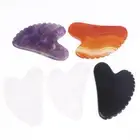 Jade Gua Sha Stone Board Face Massager Tool Natural Facial Scraper For All Sk JC