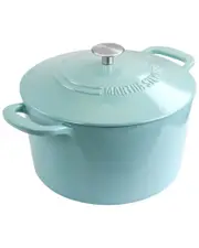 Martha Stewart Enameled Cast Iron 7qt Dutch Oven With Lid