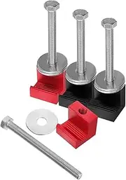 CHILDWEET 4pcs Heavy Duty Truck Tool Box Clamps Kit Hooks Tie Down Fasteners for Secure Tool Box Mounting Compatible with Pickup Trucks and Utility Vehicles