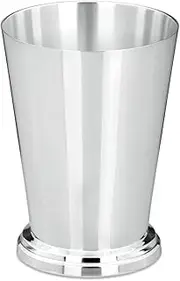 SILBERKANNE Hamburg Silver Plated Cup Vase Height 14 cm Premium Silver Plated Elegant Silver-Plated Cocktail Mug for Mojito, Mint Julep and Other Drinks