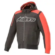 Alpinestars Rhod Windstopper Hoodie (XXXX-Large, Black/Bright Red)