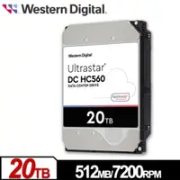 在飛比找iOPEN Mall優惠-WD Ultrastar DC HC560 20TB 3.5