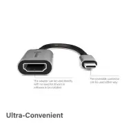 ALOGIC Ultra USB-C (Male) to HDMI 4K (Female) Adapter
