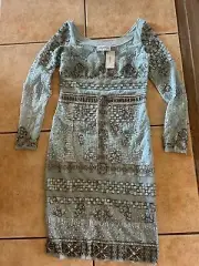 Emilio Pucci Embellished Beads/sequins Cocktail Runway Dress Size XS
