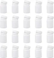 30Pcs Portable Capsule Containers Empty Medicine Bottles with Sealing Lids for Travel and Storage Durable Holder for Medications and Skin Care Products