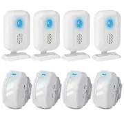 Safety Motion Sensor Alarm Wireless 36 Chimes Doorbell PIR Door Window Sensor US