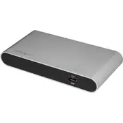 StarTech.com Thunderbolt/USB Hub - Thunderbolt - External - Silver, Black - UASP Support - 5 Total USB Port(s) - 2 USB 3.0 Port(