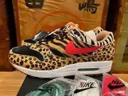 2018 Nike Air Max 1 DLX Atmos Japan Animal Black Bison Wheat size 12