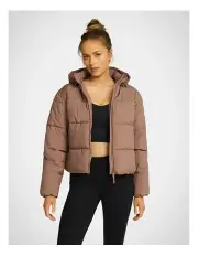 [Rockwear] Puffer Jacket in Coffee