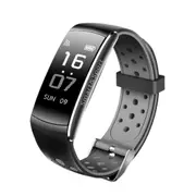 Z11 0.96OLED Real-timeHeart Rate Blood Pressure Oxygen Monitor IP68 SmartBracelet For iphone Samsung BLACK COLOR