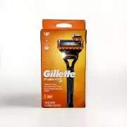Gillette Fusion 5 Mens Razor 1 Handle and 2 Blade Refills *new*