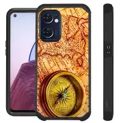 FUSION For OnePlus Nord N300 5G Case Hybrid Phone Cover COMPASS MAP