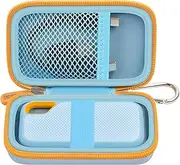 Hard Case Compatible with SanDisk 500GB/ 1TB/ 2TB/ 4TB Extreme Portable SSD - Up to 1050MB/s - USB-C, USB 3.2 Gen 2 - External Solid State Drive. Carrying Travel Holder for USB Cables Blue (Box Only)