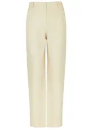 Max Mara Weekend Malizia Linen Trousers - Sand - 14 (UK14 / L) 14 (UK14 / L)