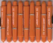 1.5in. 2ba "RVB" ORANGE TARGET Pro Grip Dart Shafts & Springs: 1 set of 3