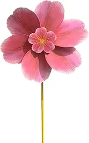 Walopola Garden Spinners - Garden Wind Spinners Cherry Pinwheels | Pink Windmills Kids Toys Wedding Decorations Photo Props, Outdoor Decor for Yard Lawn Patio Balcony