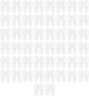 50 Pairs Portable Unisex Non-Slip Single Use Slippers for Hotel, Spa, Home, Travel, Guest Use Closed Toe, White, Premium Rubber, Comfortable, Washable, for Men & Women (3MM Plush)
