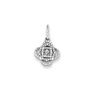 Sterling Silver Diamond Pendant