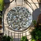 Agate Stones Coffee Table Handcrafted Home & Farmhouse Decorative Interior Arts