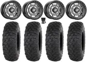 Sedona Rift 15x7 Wheels Grey 32" Chicane DS Tires Polaris Ranger XP 9/1K