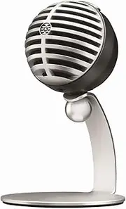 SHURE MV5 Digital Condenser Microphone + USB & Lightning Cable, Grey (MV5-DIG-A)