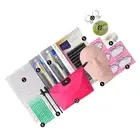 Eyelash Extension Mannequin Head Kit Eye Pads Lashes Tweezers Lash Training CHW