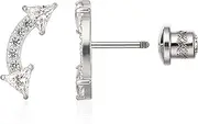 Limerencia Titanium Hypoallergenic G23 Implant Grade Screw Back Earrings Tragus 20G Helix F136 Piercing Post for Sensitive Ears Cartilage