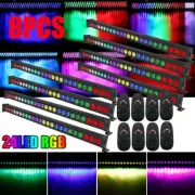8X24LED RGB Beam Wall Wash Light Bar Club DJ Disco Show Event Stage Effect Light