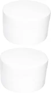 NUOBESTY 2sets Floral Foam Blocks Round Foam Cake Model Craft Accessory for Party 3pcs*2