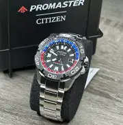 NEW✅GMT✅ Citizen Eco-Drive Promaster Dive 200m Steel Men's Watch BJ7128-59E