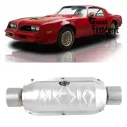 2.5" Inlet/Outlet Catalytic Converter Stainless For Pontiac Firebird 1968-2002