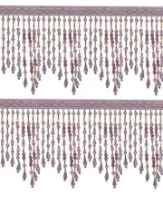 Fringe Beading - Amethyst 135mm. Price is for 1 metre.