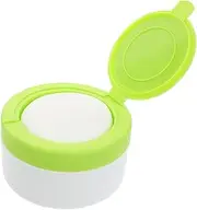 CLISPEED Box Powder Puff Body Cosmetic Powder Puff Makeup Powder Puff Talcum Powder for Powder Puff and Container Powder Jar Empty Loose Powder Puff Case Green Plush
