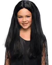 Morticia Child Costume Wig