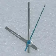 Silver Trim Blue Second Hand with Green Lume for Miyota 8285 Watch Movement