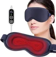 Eyemos Dry Eye Mask - Dryrelief Eye Comfort Mask, Cordless Heated 3d Eye Mask For Dry Eyes, Warm Eye Compresses With 3 Levels Adjustable Temperature Auto Shut-Off,Improved Sleep